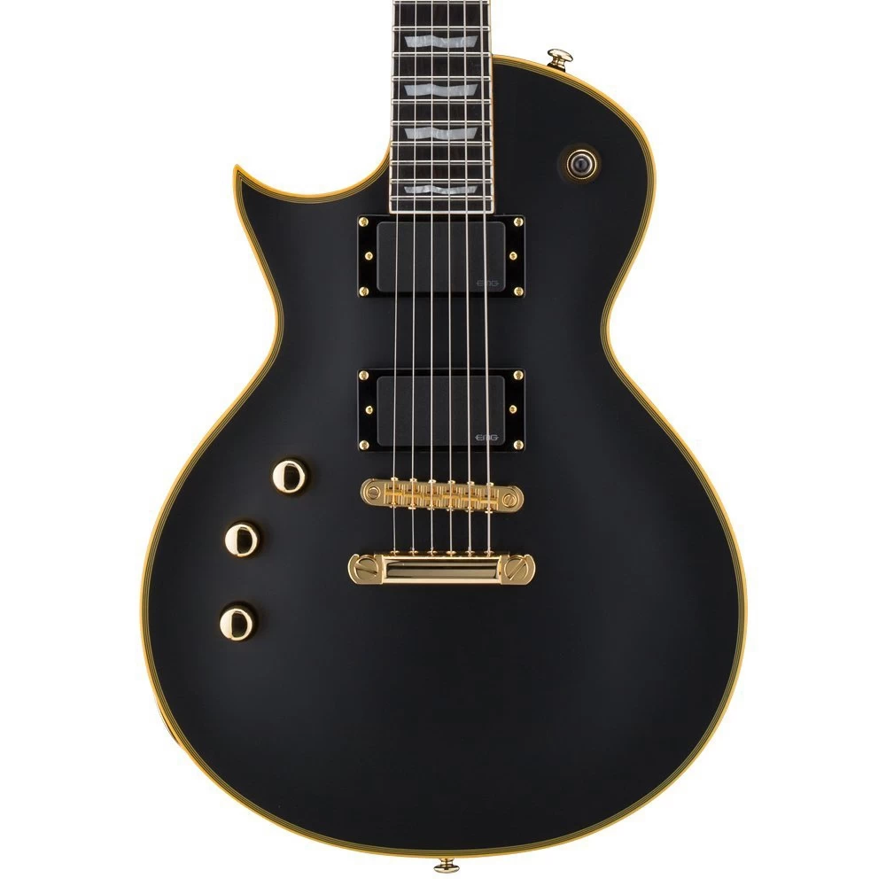 ESP LTD LEC1000VBLKLH EC-1000 Left-Handed Electric Guitar In Vintage Black 5 ESP LTD LEC1000VBLKLH EC-1000 Left-Handed Electric Guitar In Vintage Black - Image 3