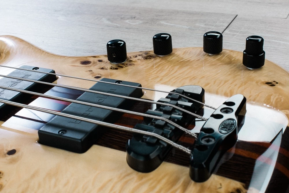 Mayones Custom Pi Bass, Wojtek Pilichowski Signature, Eye Poplar Top, Bartolini/Aguilar Electronics - Image 7