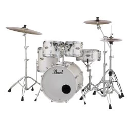 Pearl Drums DMP925SP/C Decade Maple 5pc Drum Kit W/ TH900I Tom Holders, #229 White Satin Pearl