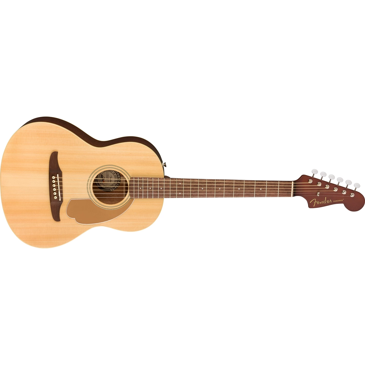 Fender Sonoran Mini Acoustic Guitar W/ Gig Bag, Walnut Fretboard, Natural 4 Fender Sonoran Mini Acoustic Guitar W/ Gig Bag, Walnut Fretboard, Natural - Image 2