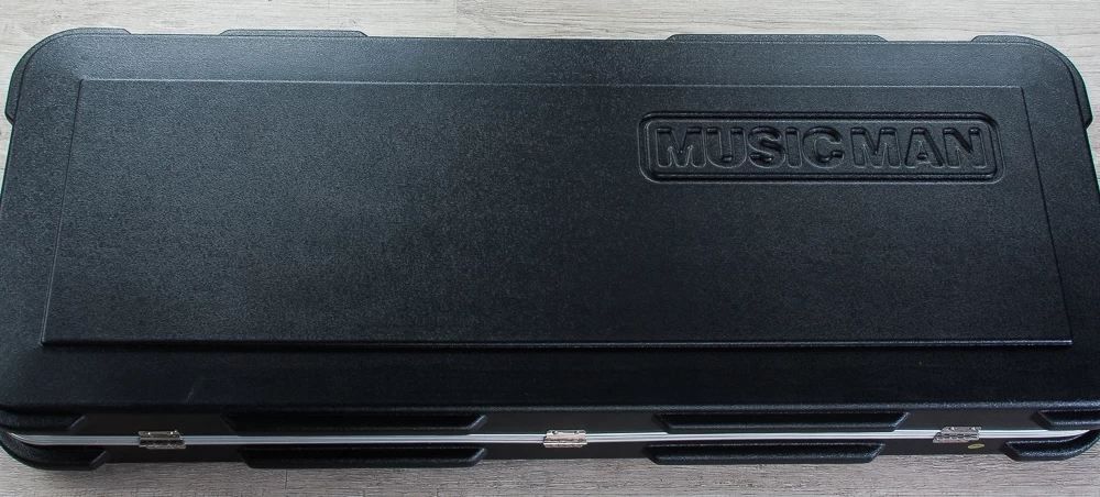 Ernie Ball Music Man Luke III BFR HH Guitar, Flame Maple Reserve Top, Blueberry Burst, Flame Maple Neck 12 Ernie Ball Music Man Luke III BFR HH Guitar, Flame Maple Reserve Top, Blueberry Burst, Flame Maple Neck - Image 10