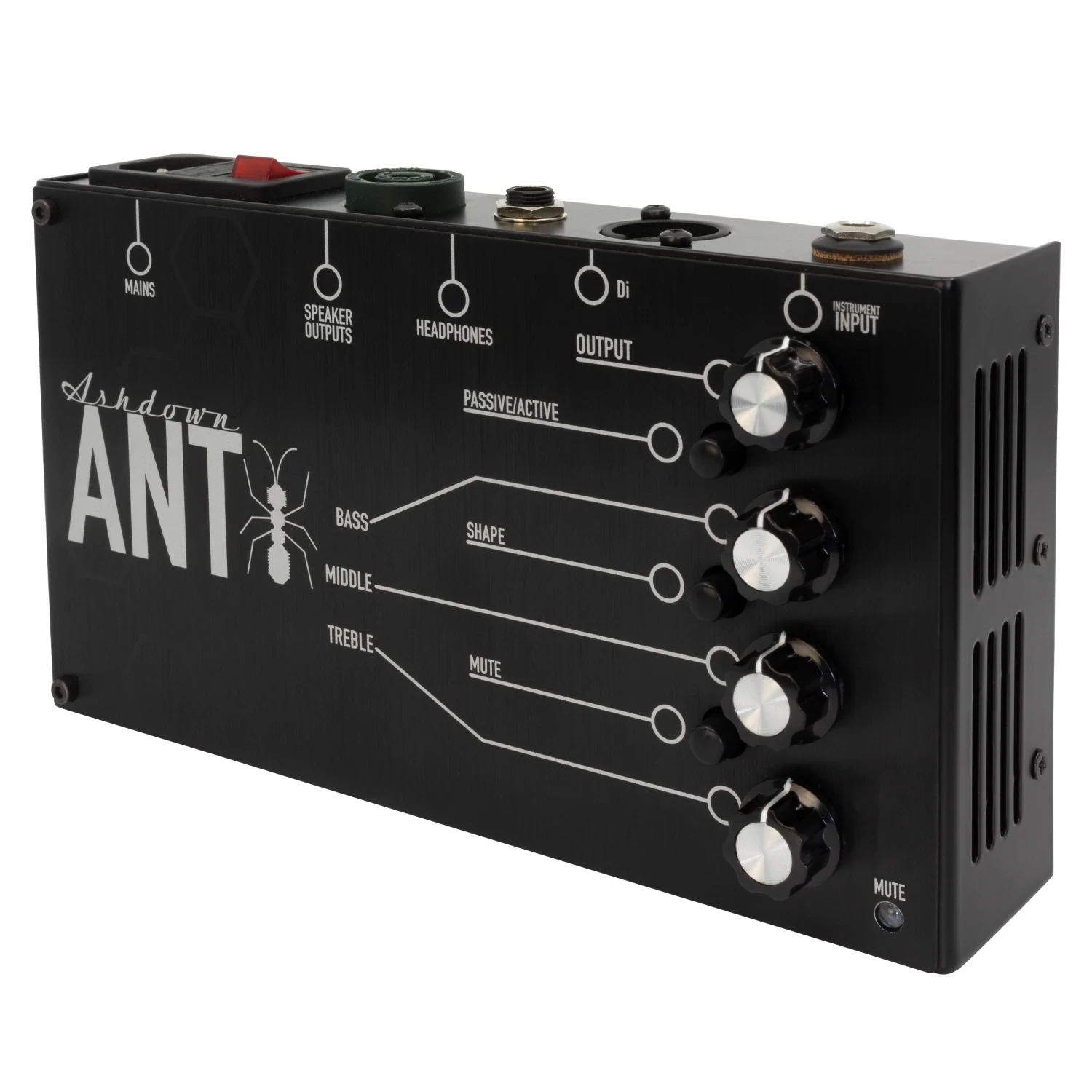 Ashdown Engineering ANT 200-Watt Pedalboard Bass Amp Head W/ XLR DI Output 5 Ashdown Engineering ANT 200-Watt Pedalboard Bass Amp Head W/ XLR DI Output - Image 3