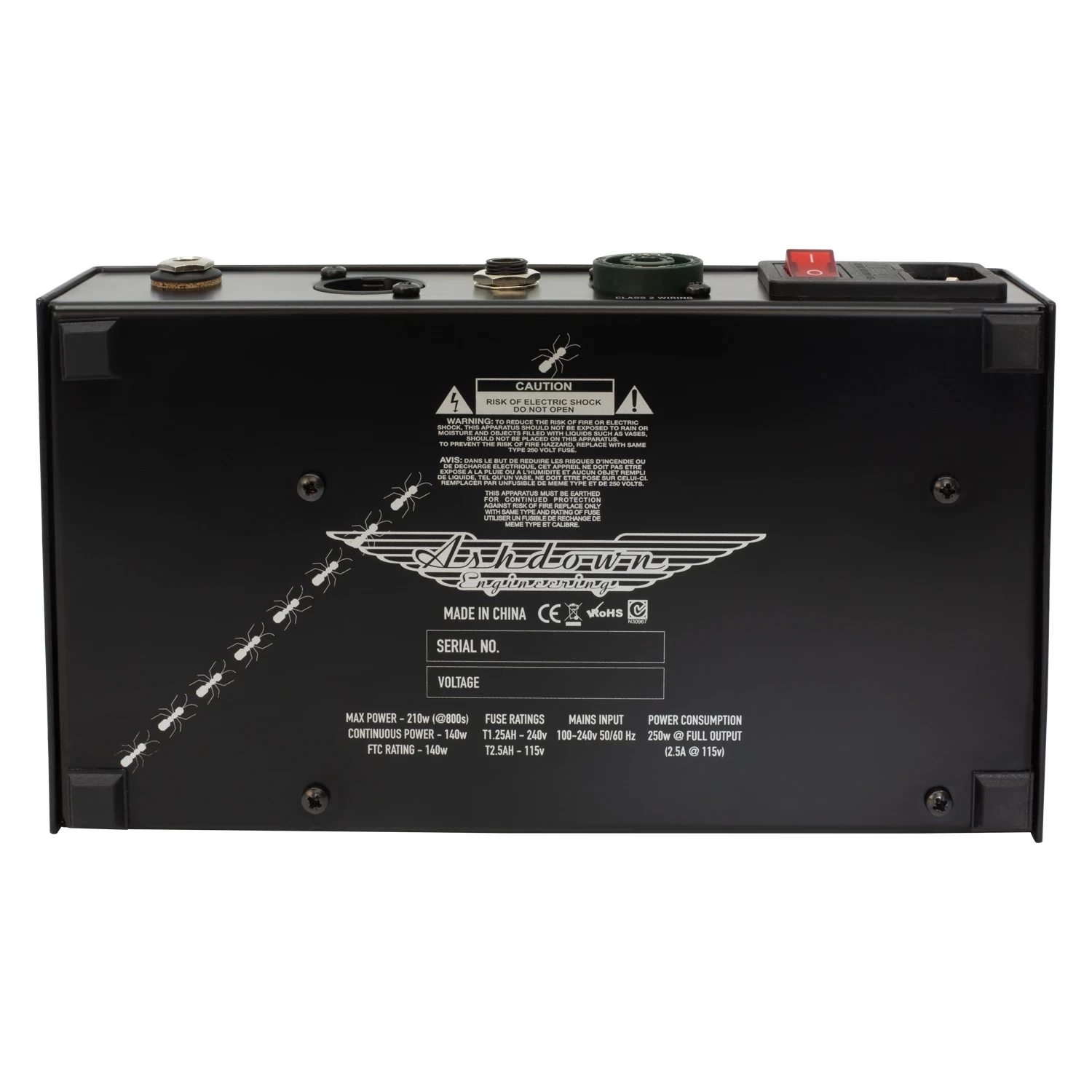 Ashdown Engineering ANT 200-Watt Pedalboard Bass Amp Head W/ XLR DI Output 9 Ashdown Engineering ANT 200-Watt Pedalboard Bass Amp Head W/ XLR DI Output - Image 7