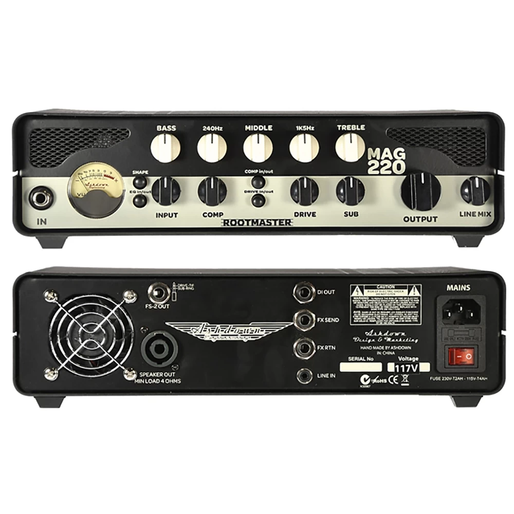 Ashdown Engineering RM-MAG-220 Rootmaster 220W Bass Amp Head 4 Ashdown Engineering RM-MAG-220 Rootmaster 220W Bass Amp Head - Image 2