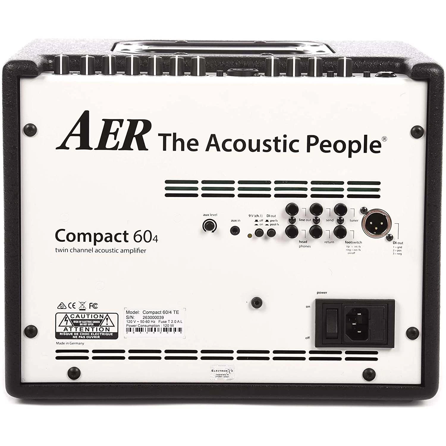 AER Compact 60/4 Tommy Emmanuel Signature 60-Watt Acoustic Guitar Combo Amp 5 AER Compact 60/4 Tommy Emmanuel Signature 60-Watt Acoustic Guitar Combo Amp - Image 3