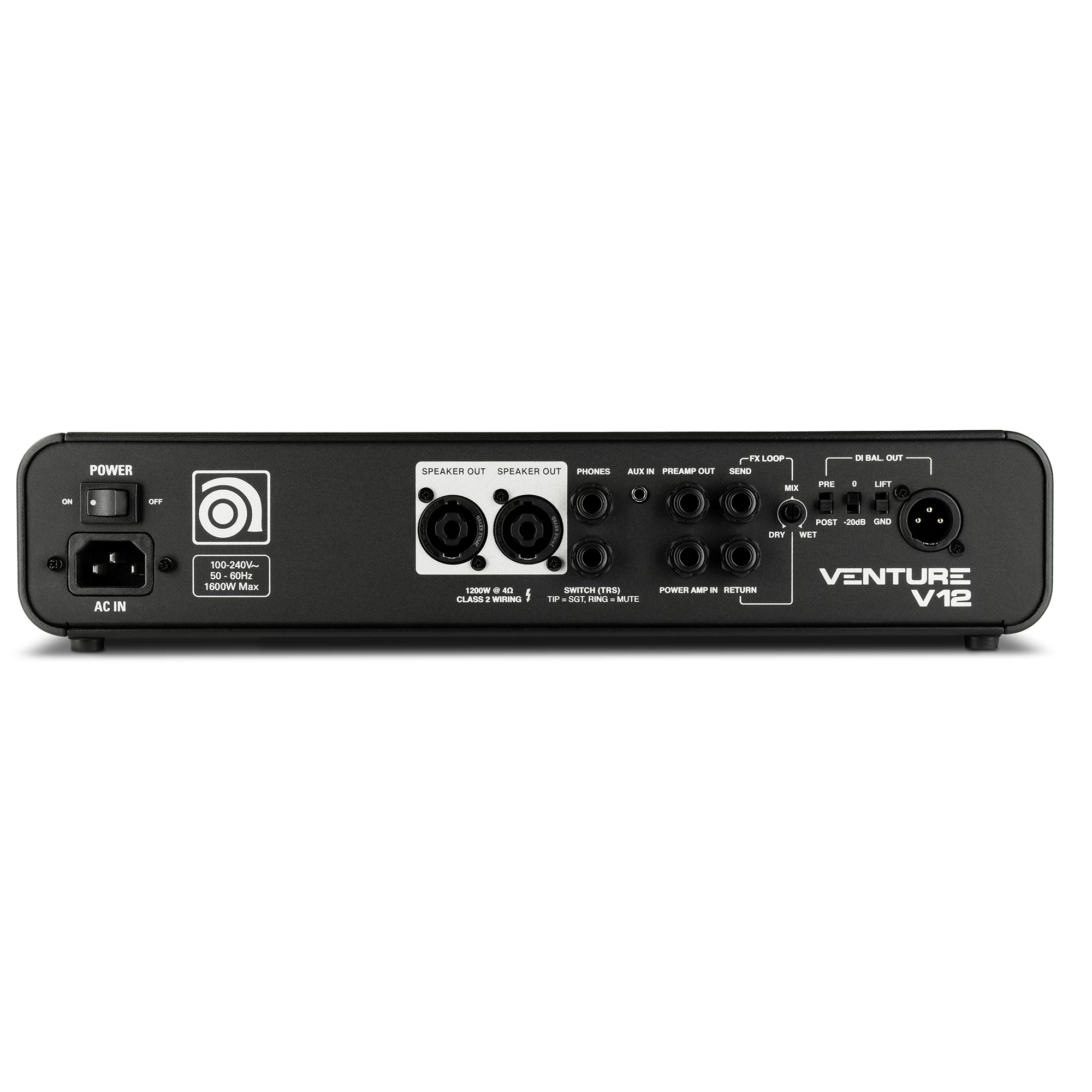 Ampeg Venture V12 1200-Watt Portable Lightweight Bass Amp Head 8 Ampeg Venture V12 1200-Watt Portable Lightweight Bass Amp Head - Image 6