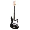 Aria STB Series STB-JB Bass, Maple Neck W/ Rosewood Fretboard, Black