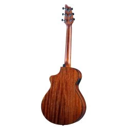 Breedlove Discovery S Companion Edgeburst CE Acoustic Guitar, Mahogany W/ Red Cedar -Musical Instrument Shop blv dscp44cercam 5