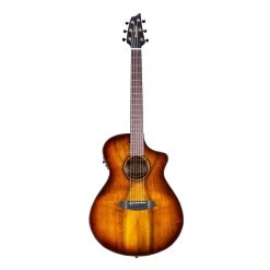 Breedlove Pursuit Exotic S Concert Tiger's Eye CE Acoustic Guitar, Myrtlewood Top