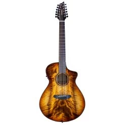 Breedlove Pursuit Exotic S Concert Amber 12-String CE Acoustic Guitar, Myrtlewood