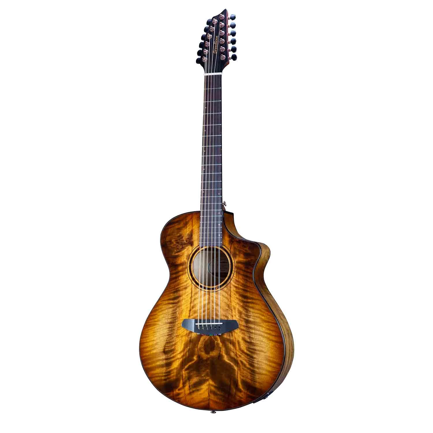 Breedlove Pursuit Exotic S Concert Amber 12-String CE Acoustic Guitar, Myrtlewood 4 Breedlove Pursuit Exotic S Concert Amber 12-String CE Acoustic Guitar, Myrtlewood - Image 2