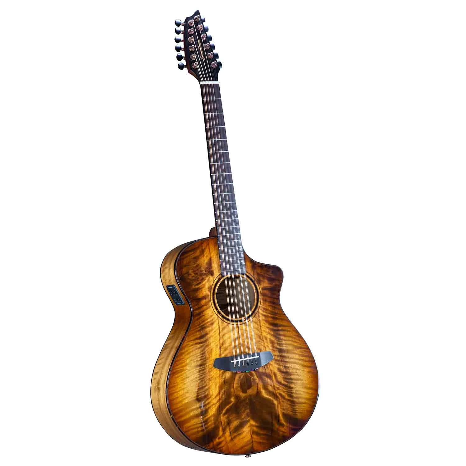 Breedlove Pursuit Exotic S Concert Amber 12-String CE Acoustic Guitar, Myrtlewood 5 Breedlove Pursuit Exotic S Concert Amber 12-String CE Acoustic Guitar, Myrtlewood - Image 3