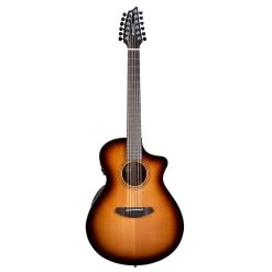 Breedlove Solo Pro Concert CE 12-String Acoustic Electric Guitar, Western Red Cedar Top, Edgeburst