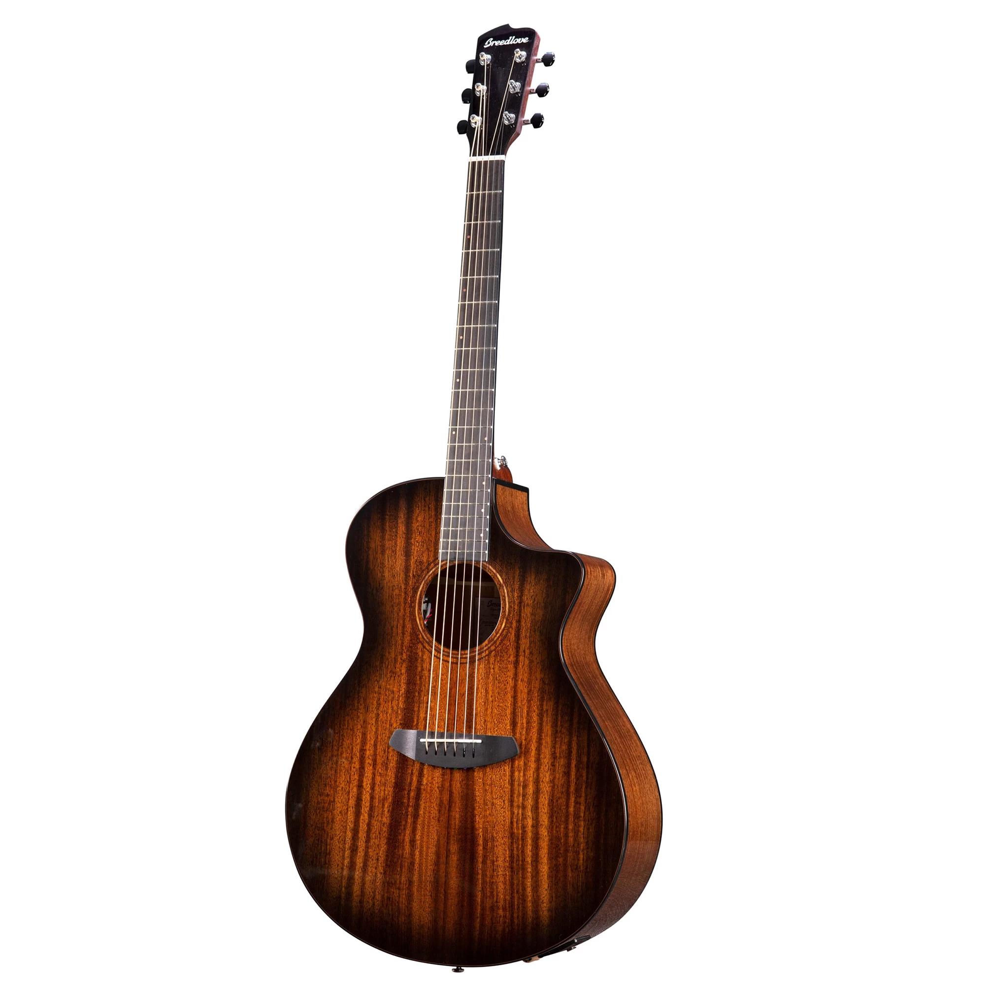 Breedlove Organic Wildwood Pro Concerto CE African Mahogany Acoustic-Electric Guitar, Suede 4 Breedlove Organic Wildwood Pro Concerto CE African Mahogany Acoustic-Electric Guitar, Suede - Image 2