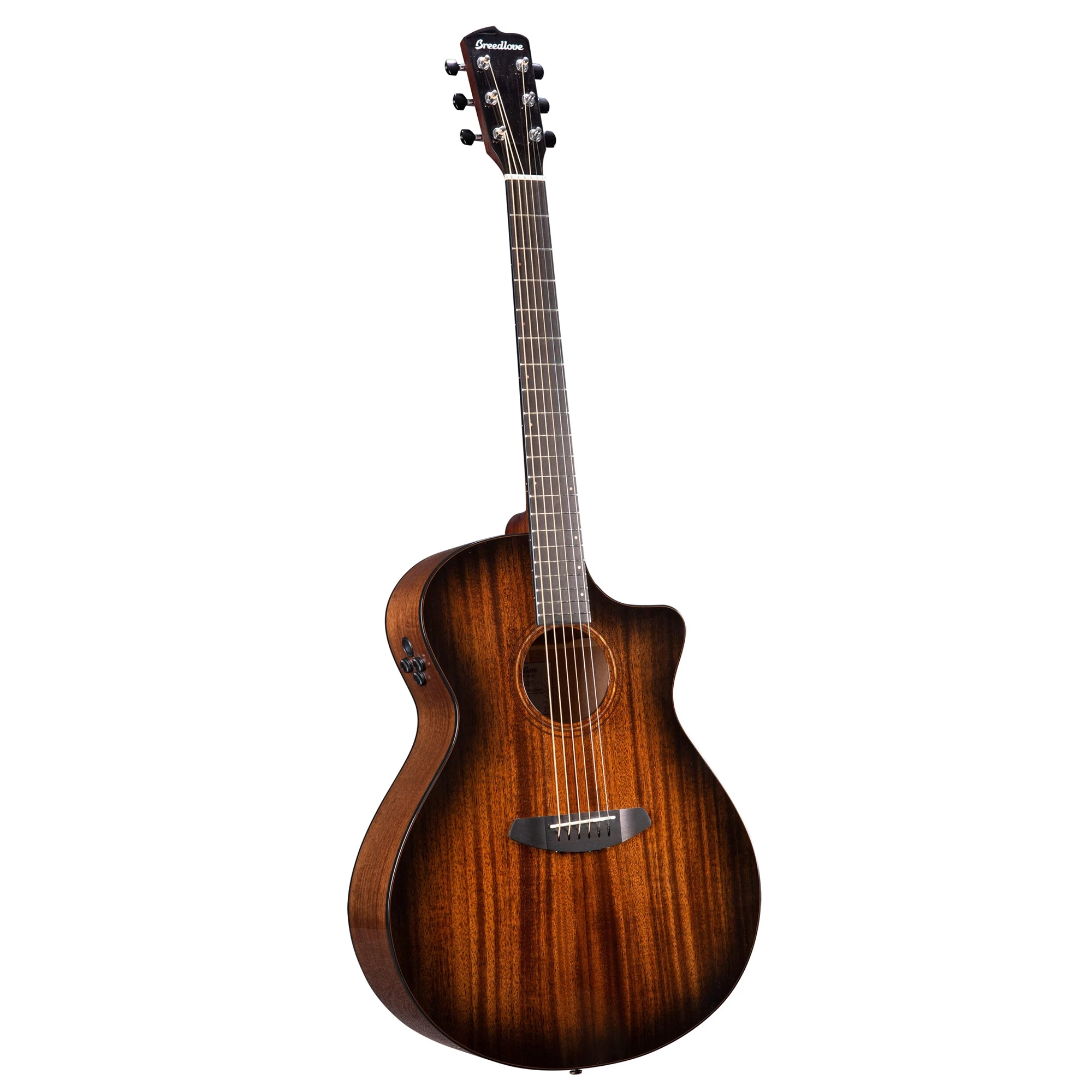 Breedlove Organic Wildwood Pro Concerto CE African Mahogany Acoustic-Electric Guitar, Suede 5 Breedlove Organic Wildwood Pro Concerto CE African Mahogany Acoustic-Electric Guitar, Suede - Image 3