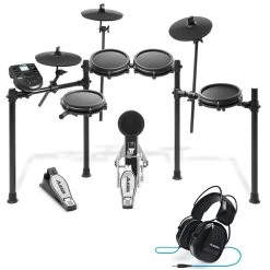 Alesis Nitro Mesh Kit 8-Piece Mesh-Head Electronic Drum Kit W/ DRP100 Headphones
