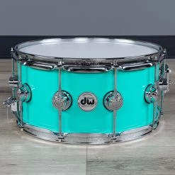 DW Collectors Series 3/3/3 4-Piece Drum Kit, 22/13/16 W/ 14" Snare, Seafoam Aqua -Musical Instrument Shop bu dw 333 kit sea aqua 4