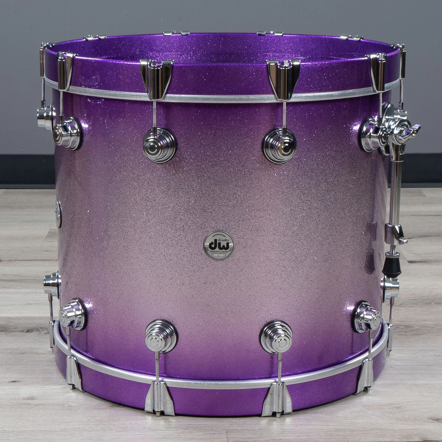 DW Drum Workshop Collectors Series 4-Piece Drum Kit Shell Pack, Lacquer Specialty Lavender Glitz 7 DW Drum Workshop Collectors Series 4-Piece Drum Kit Shell Pack, Lacquer Specialty Lavender Glitz - Image 5