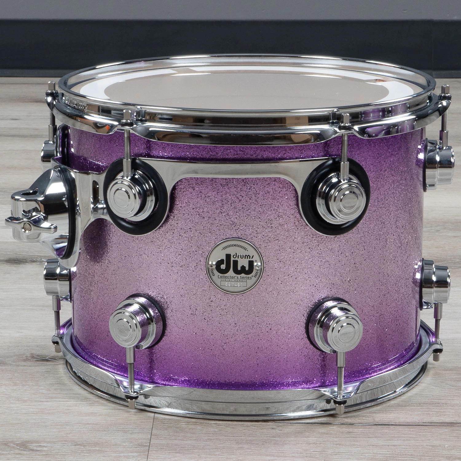 DW Drum Workshop Collectors Series 4-Piece Drum Kit Shell Pack, Lacquer Specialty Lavender Glitz 5 DW Drum Workshop Collectors Series 4-Piece Drum Kit Shell Pack, Lacquer Specialty Lavender Glitz - Image 3