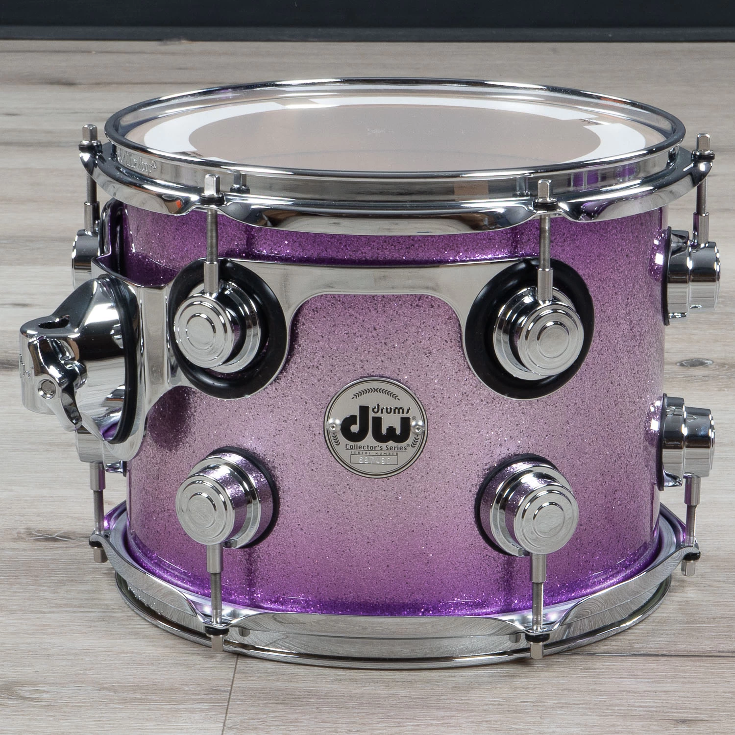 DW Drum Workshop Collectors Series 4-Piece Drum Kit Shell Pack, Lacquer Specialty Lavender Glitz 4 DW Drum Workshop Collectors Series 4-Piece Drum Kit Shell Pack, Lacquer Specialty Lavender Glitz - Image 2