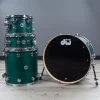 DW Drum Workshop Collector's Series 4-Piece Drum Kit W/ Snare, Satin Oil Teal 1 DW Drum Workshop Collector's Series 4-Piece Drum Kit W/ Snare, Satin Oil Teal -Musical Instrument Shop bu dw cs 4p satoilteal 1