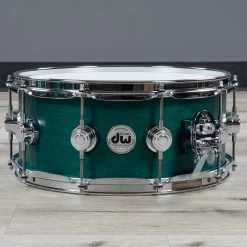 DW Drum Workshop Collector's Series 4-Piece Drum Kit W/ Snare, Satin Oil Teal 12 DW Drum Workshop Collector's Series 4-Piece Drum Kit W/ Snare, Satin Oil Teal -Musical Instrument Shop bu dw cs 4p satoilteal 4