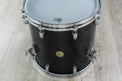 Gretsch USA Custom 3-Piece Drum Kit, Gloss Black Lacquer Finish (16x20" Kick, 8x12" Tom, 14x14" Floor Tom) -Musical Instrument Shop bu dw gr gl kit 11