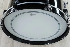 Gretsch USA Custom 3-Piece Drum Kit, Gloss Black Lacquer Finish (16x20" Kick, 8x12" Tom, 14x14" Floor Tom) -Musical Instrument Shop bu dw gr gl kit 7