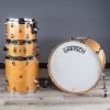 Gretsch Drums Broadkaster Drum Kit, 24/13/16 W/ 6.5x14 Snare, Satin Classic Maple -Musical Instrument Shop bu gretsch bk satclsmaple 1