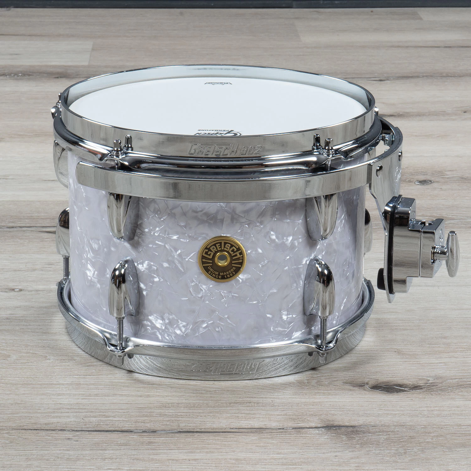 Gretsch Drums USA Broadkaster 4-Piece Drum Kit W/ Snare, White Marine Pearl 6 Gretsch Drums USA Broadkaster 4-Piece Drum Kit W/ Snare, White Marine Pearl - Image 4