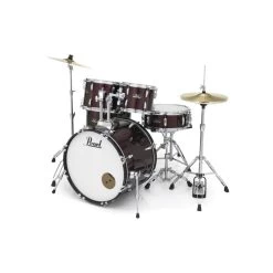 Pearl Roadshow RS505C/C 5-Piece Complete Drum Set With Cymbals, Wine Red