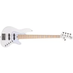 Cort Elrick NJS 5 New Jazz Standard 5-String Bass, Bartolini Preamp, Maple Fretboard, White