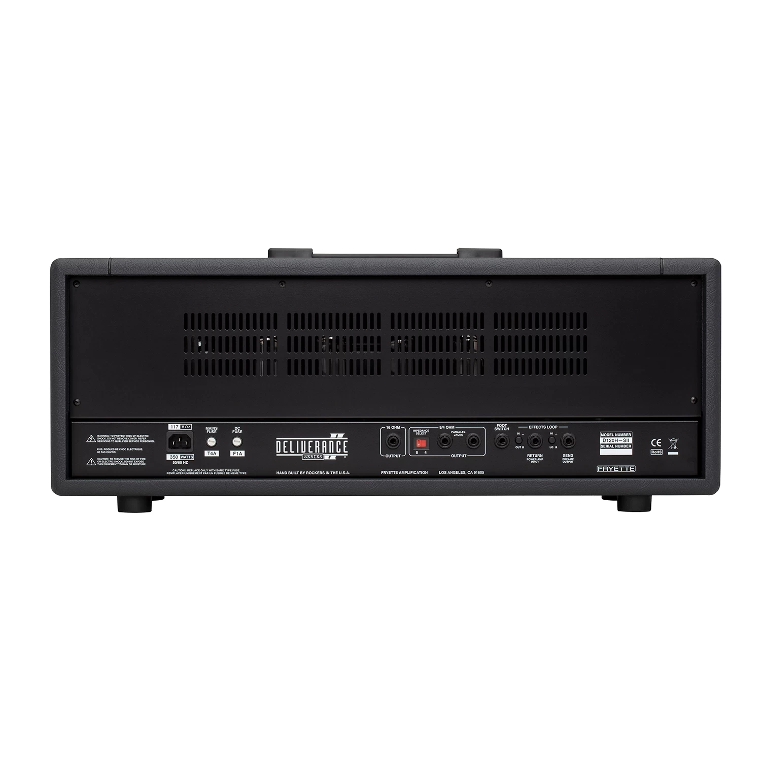 Fryette D120H-II Deliverance 120 Series II Guitar Amp Head, 120-Watts, KT88's 6 Fryette D120H-II Deliverance 120 Series II Guitar Amp Head, 120-Watts, KT88's - Image 4