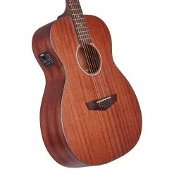 D'Angelico DAPLSOMMAHCP Premier Tammany LS Acoustic Electric Guitar, Mahogany -Musical Instrument Shop dan daplsommahcp 3