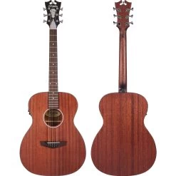 D'Angelico DAPLSOMMAHCP Premier Tammany LS Acoustic Electric Guitar, Mahogany -Musical Instrument Shop dan daplsommahcp 4