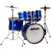 Ddrum D1 Junior 5-Piece Drum Set W/ Hardware And Cymbals, Cobalt Blue -Musical Instrument Shop ddrum d1 516 cb 2