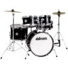 Ddrum D1 Junior 5-Piece Drum Set W/ Hardware And Cymbals, Midnight Black -Musical Instrument Shop ddrum d1 516 mb 2