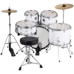 Ddrum D1 Junior 5-Piece Drum Set W/ Hardware And Cymbals, Gloss White -Musical Instrument Shop ddrum d1 516 wht 3