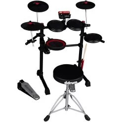 DDrum E-Flex Complete 5-Pad Electronic Drum Kit W/ Mesh Heads -Musical Instrument Shop ddrum eflex 2
