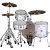 Ddrum SE Flyer 4-Piece Drum Set Shell Pack W/ 14x18 Bass Drum, White Pearl -Musical Instrument Shop ddrum sef p 418 wp 3