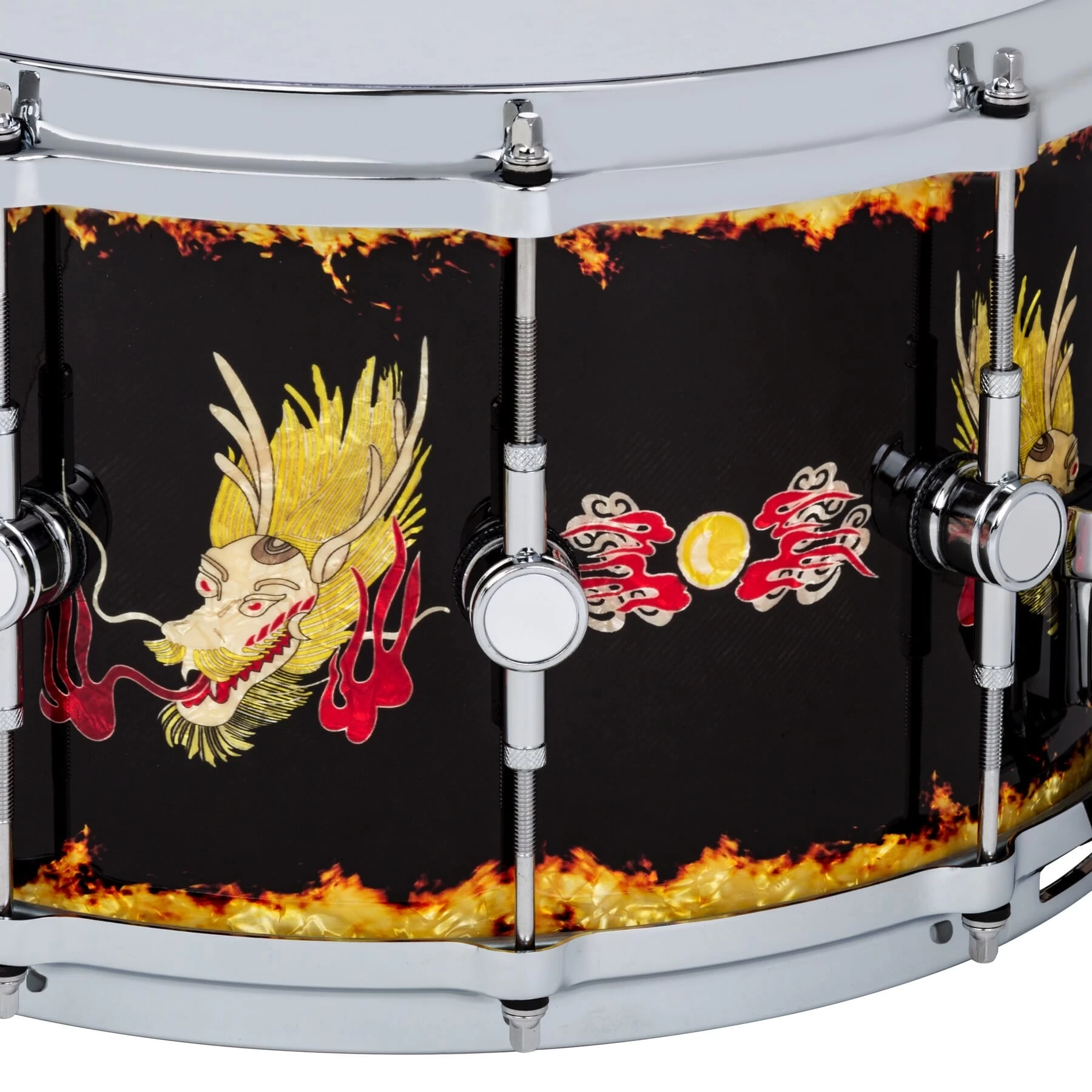 DDrum Vinnie Paul 8x14 Signature Series 8-Ply Maple Snare Drum W/ Diecast Hoops 4 DDrum Vinnie Paul 8x14 Signature Series 8-Ply Maple Snare Drum W/ Diecast Hoops - Image 2