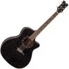 Dean Guitars Exotica Quilt Ash Top Acoustic-Electric Guitar Trans Black -Musical Instrument Shop dean eqa tbk 1