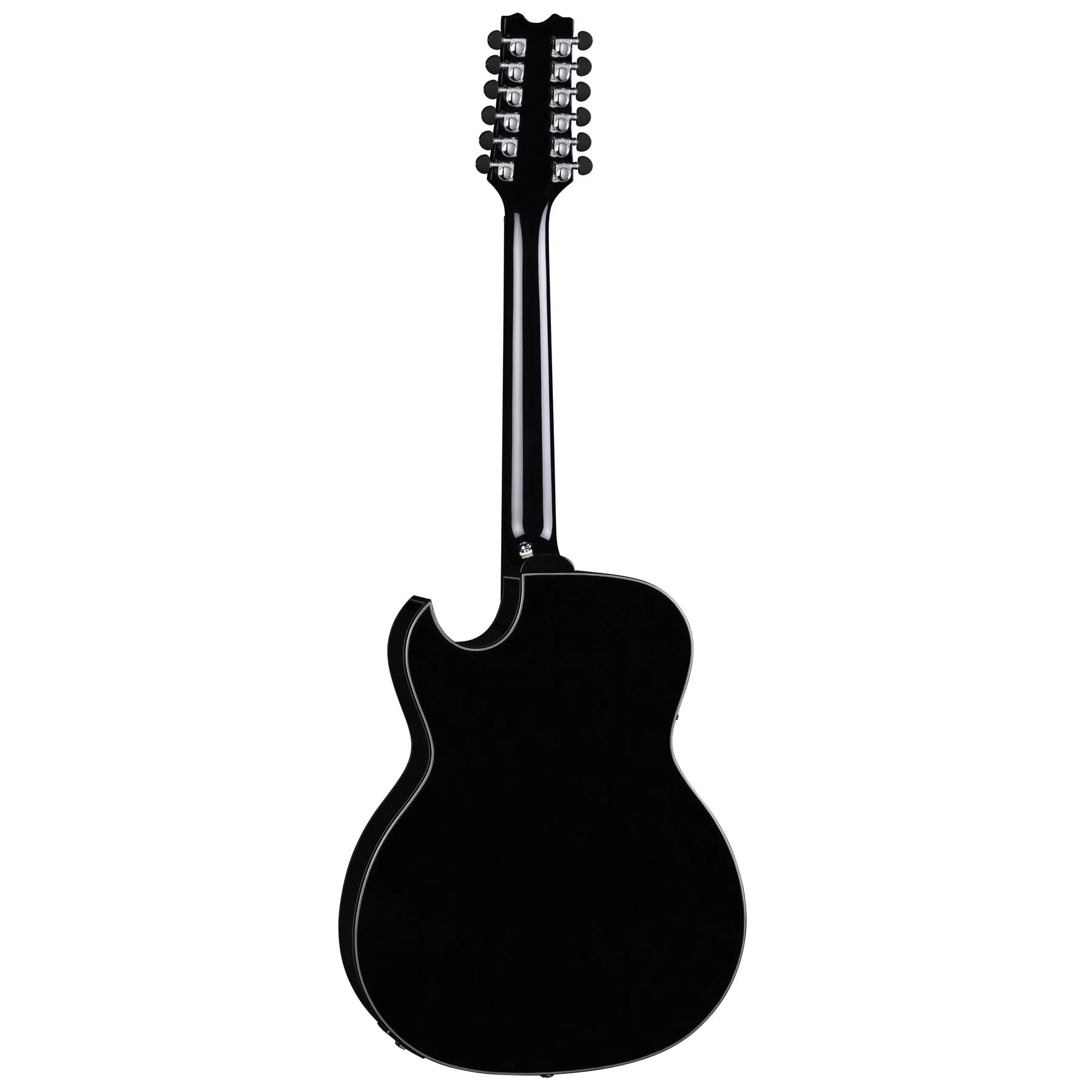 Dean EX12 CBK Exhibition 12-String Acoustic Electric Guitar, Classic Black 6 Dean EX12 CBK Exhibition 12-String Acoustic Electric Guitar, Classic Black - Image 4