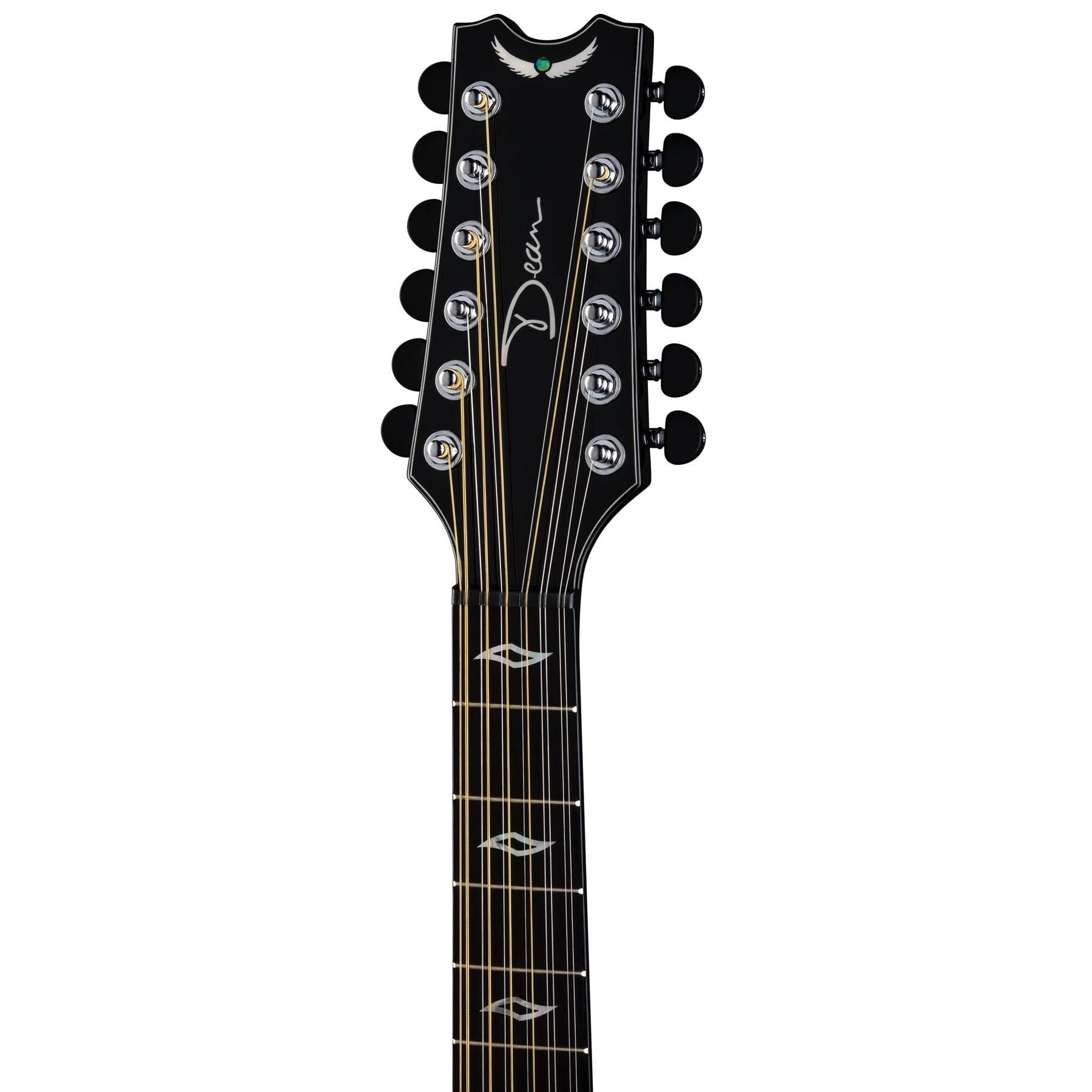 Dean EX12 CBK Exhibition 12-String Acoustic Electric Guitar, Classic Black 8 Dean EX12 CBK Exhibition 12-String Acoustic Electric Guitar, Classic Black - Image 6