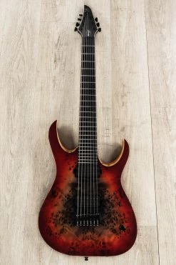 Mayones Duvell Elite 7 7-String Guitar, Supernova Red Burst, Eye Poplar Top, Ebony Board -Musical Instrument Shop dsc00008 3