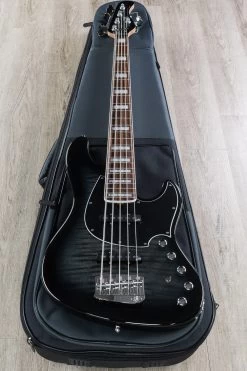 Mayones Jabba Classic 5 Bass Guitar, 5-String, Graphite Burst, Flame Maple, Pau Ferro, Aguilar -Musical Instrument Shop dsc00275 31
