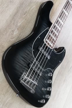 Mayones Jabba Classic 5 Bass Guitar, 5-String, Graphite Burst, Flame Maple, Pau Ferro, Aguilar -Musical Instrument Shop dsc00279 34