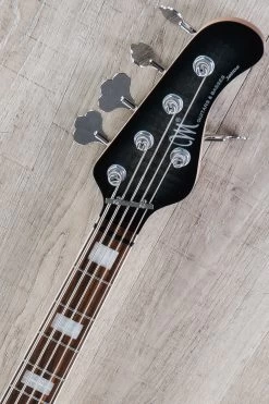 Mayones Jabba Classic 5 Bass Guitar, 5-String, Graphite Burst, Flame Maple, Pau Ferro, Aguilar -Musical Instrument Shop dsc00283 36