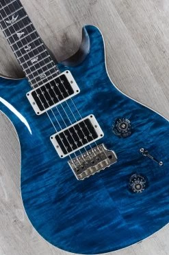 PRS Paul Reed Smith Custom 24 Guitar, Whale Blue, Flame Maple, Rosewood, Pattern Thin 16 PRS Paul Reed Smith Custom 24 Guitar, Whale Blue, Flame Maple, Rosewood, Pattern Thin -Musical Instrument Shop dsc00545 9