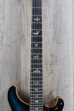 PRS Paul Reed Smith Custom 24 Guitar, Blue Matteo Smokeburst, Flame Maple, Rosewood, Pattern Regular 16 PRS Paul Reed Smith Custom 24 Guitar, Blue Matteo Smokeburst, Flame Maple, Rosewood, Pattern Regular -Musical Instrument Shop dsc00650 7